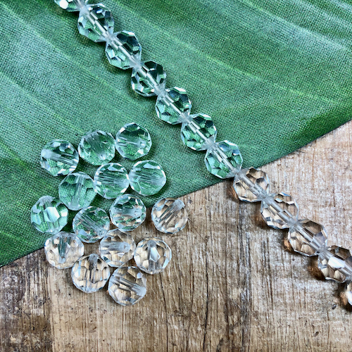 Vintage Japanese Crystal 9mm - 100 Pieces