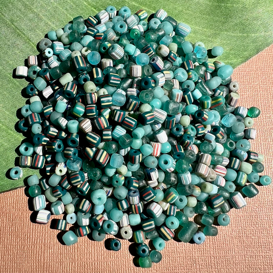 Java Glass - Tantalizing Teal Mix