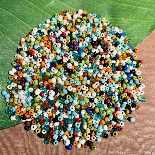 Java Glass - Rainbow 3 to 5mm Mix