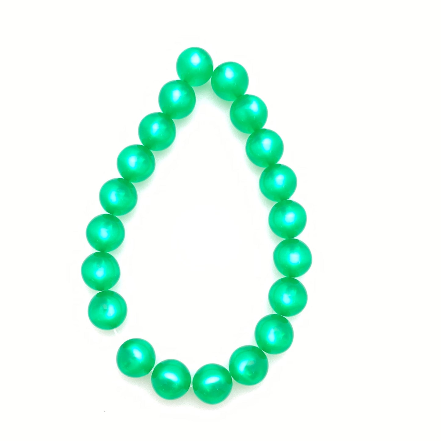 Moon glow Round 8mm Kelly