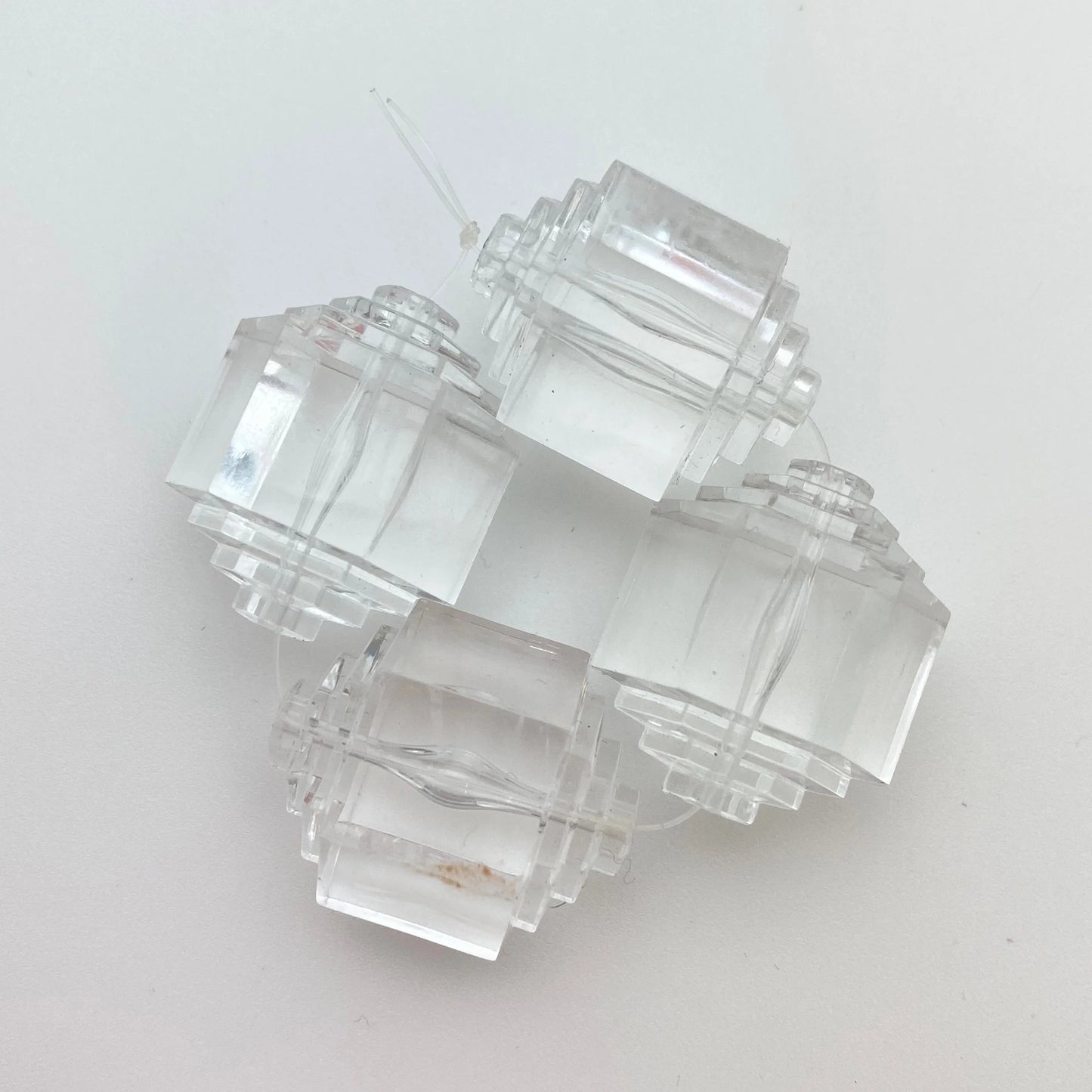 Hex Deco 30mm Crystal