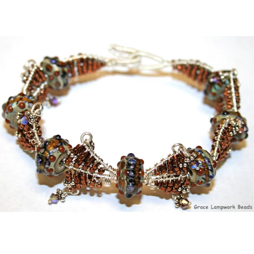 10305001 - Seven Pepper Spice Rondelle Beads