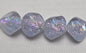 Light Lavender Rainbow Dichroic Glass Bead