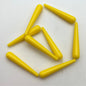 Long Tear Drop 38mm Zinc Yellow