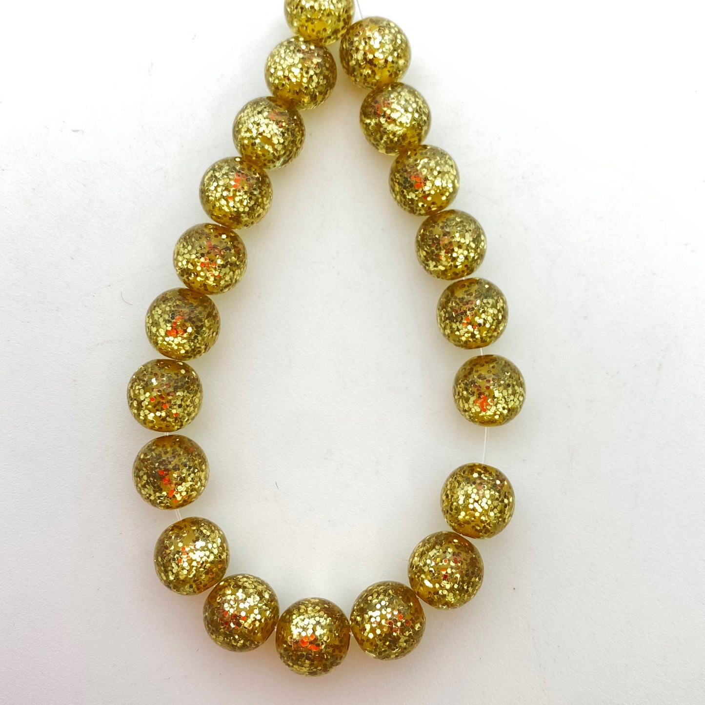 Glitter Round 8mm Zenzer - IT-GR-0338-E