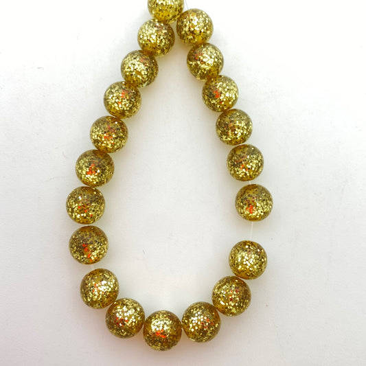 Glitter Round 8mm Zenzer - IT-GR-0338-E