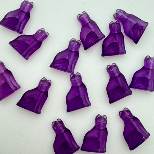 Cat 24x17mm Mulberry Purple Matte