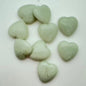 Heart Bead 20mm Sage Marble