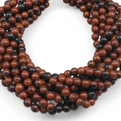 Mahogany Obsidian Round