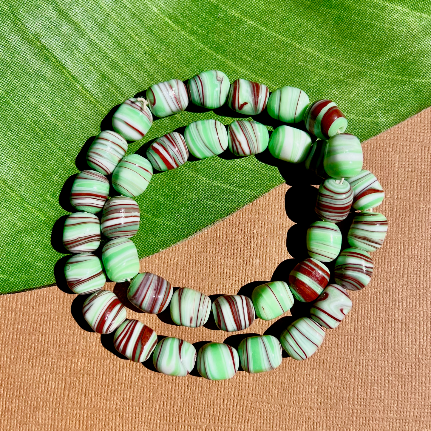 Mint Green Japanese Glass - 36 Pieces