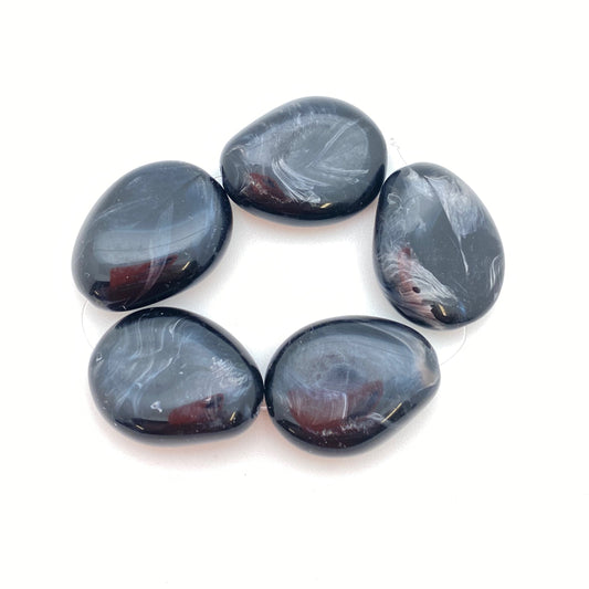 Pebble 25mm Gray Marble