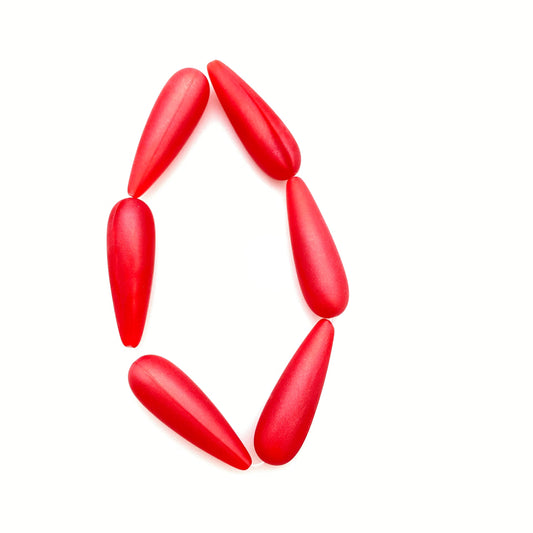 Drop 30x10 Salmon Satin