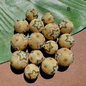 Gold Olive Pink (Size 15) Beaded Beads