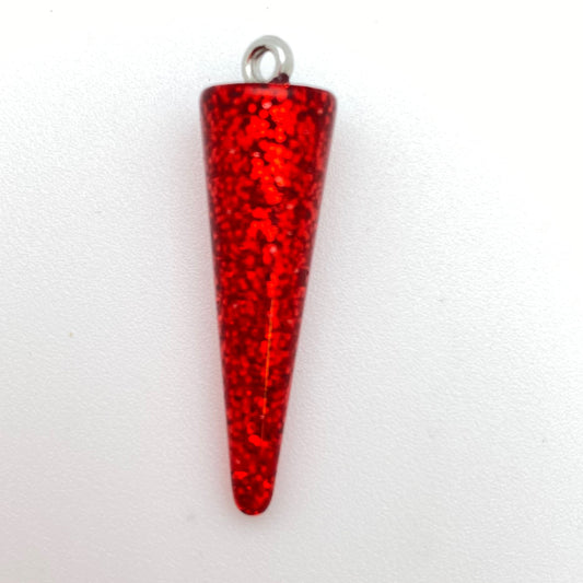 Dagger Glitter 30mm Ruby