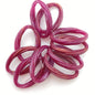 Oval twisted Ring 30mm Wine