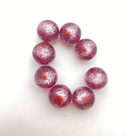 Glitter Round 16mm Dalia