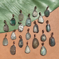 Roman Glass Ovalesque Pendants - 1 Piece