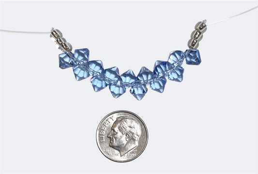 Swarovski Crystal Beads - Article 6301 - 6mm - Light Sapphire