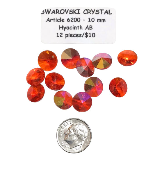 Swarovski Crystal Beads/Pendants - Article 6200 - 10mm – Hyacinth AB