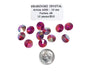 Swarovski Crystal Beads/Pendants - Article 6200 - 10mm – Fuchsia AB