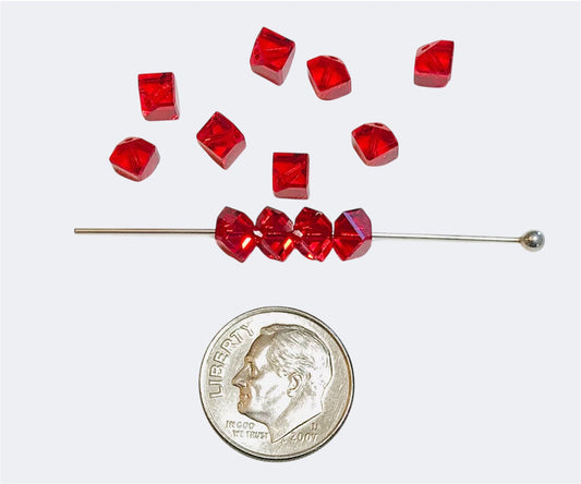 Swarovski Crystal Beads – Article 5601 – 4mm – Light Siam