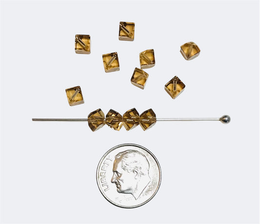 Swarovski Crystal Beads – Article 5601 – 4mm – Light Colorado Topaz