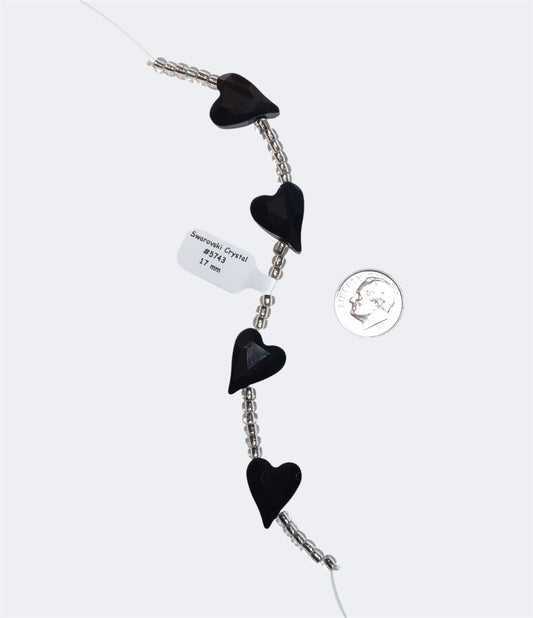 Swarovski Crystal Beads – Article 5743 – 17mm – Jet
