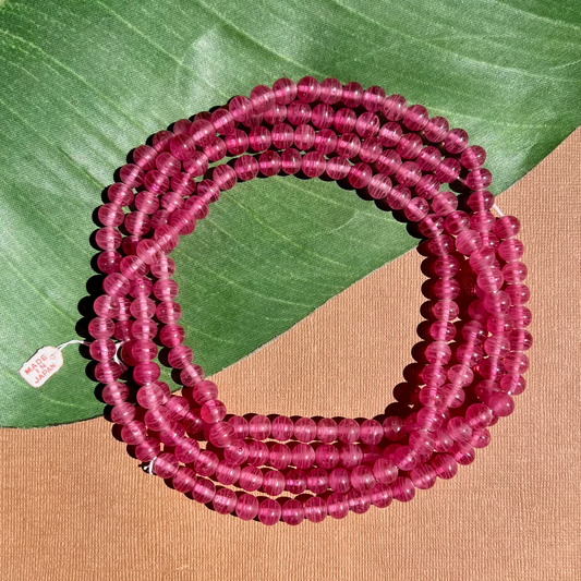 Pink 8mm Beads - 100 Pieces