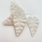 Leaves Pendant 50mm White Pearl