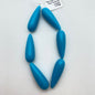 Pear Drop 31mm Blue Turquoise