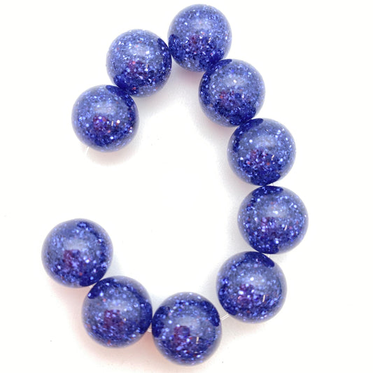 Glitter Round 12mm Saturno