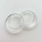 Hoop with top hole 35mm Clear
