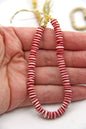 Assorted Earthy Tones: Bone Beads, 6x2mm, Saucer Heishi Discs