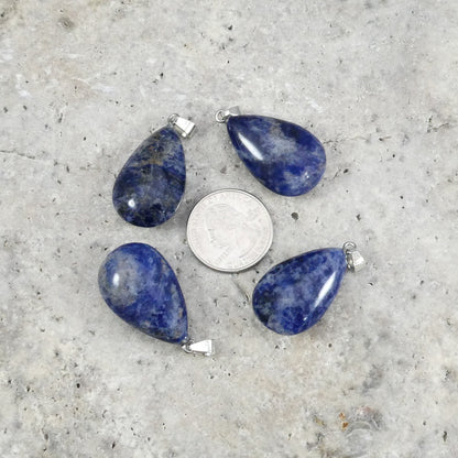 Sodalite 18x30mm Teardrop Pendant