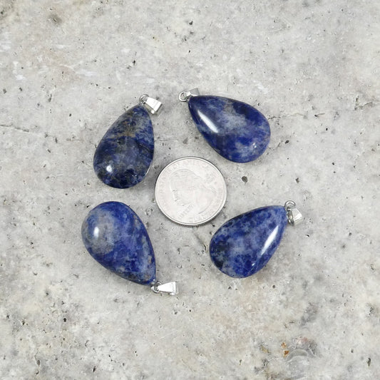Sodalite 18x30mm Teardrop Pendant