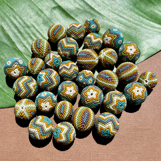 Spring (Size 15) Beaded Beads