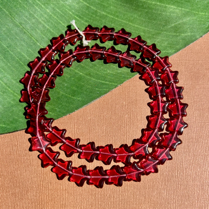 Pink Star Beads - 50 Pieces