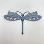 Vintage Metal Dragonfly 3.25” Black