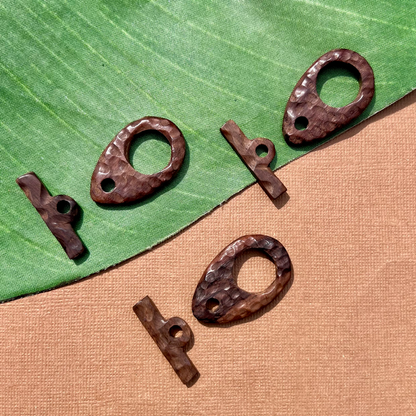 Hand Carved Sono Wood Toggles - 1 Piece