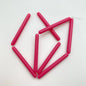 Tube 40x4mm Hot Pink