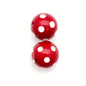 Polka Dot 30mm Red