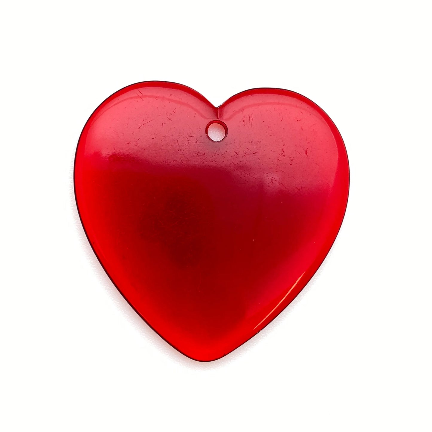 Heart Pendant 38mm Ruby