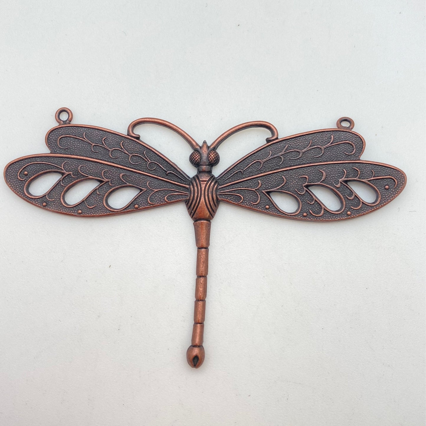 Vintage Metal Dragonfly 3.25” Copper