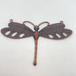 Vintage Metal Dragonfly 3.25” Copper