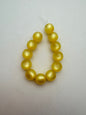 Round Moonglow 10mm Lemon Yellow