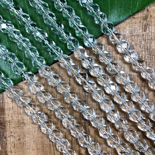 Vintage Japanese Crystal 9mm - 100 Pieces