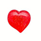 Heart Drop 1.5” Ruby Sparkle