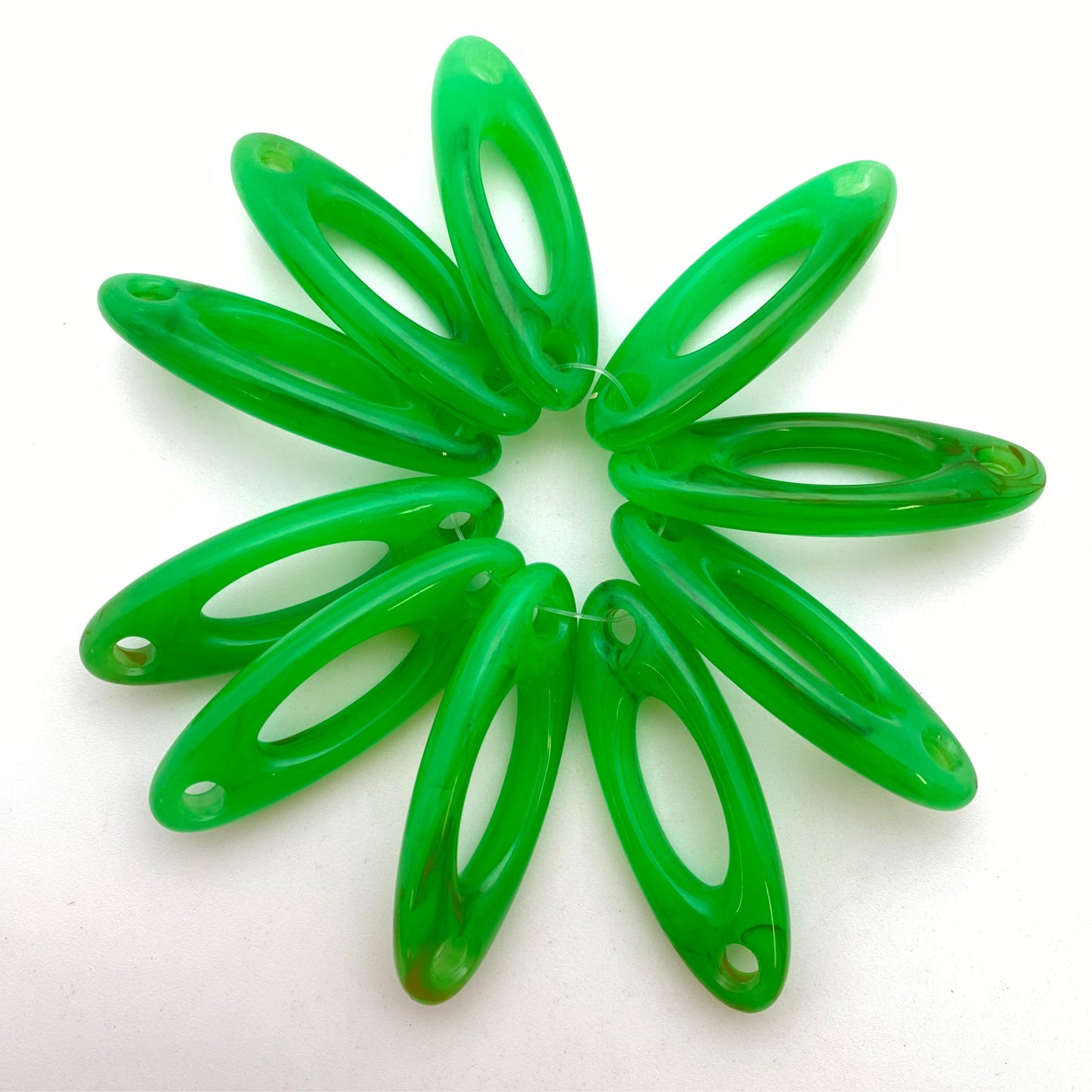 Link Loops 40mm Turtle Green