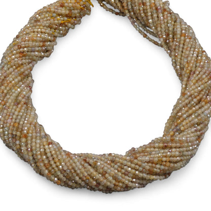 Yellow Zircon Micro Faceted Round 1.5 - 2mm