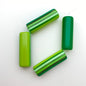 Layered Tube 38x12mm Multi Green